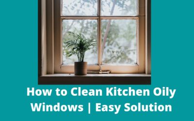 How to Clean Kitchen Oily Windows | Easy Solution