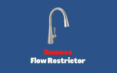 How to remove flow restrictor from delta kitchen faucet