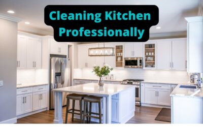 How do I clean my kitchen like a professional?