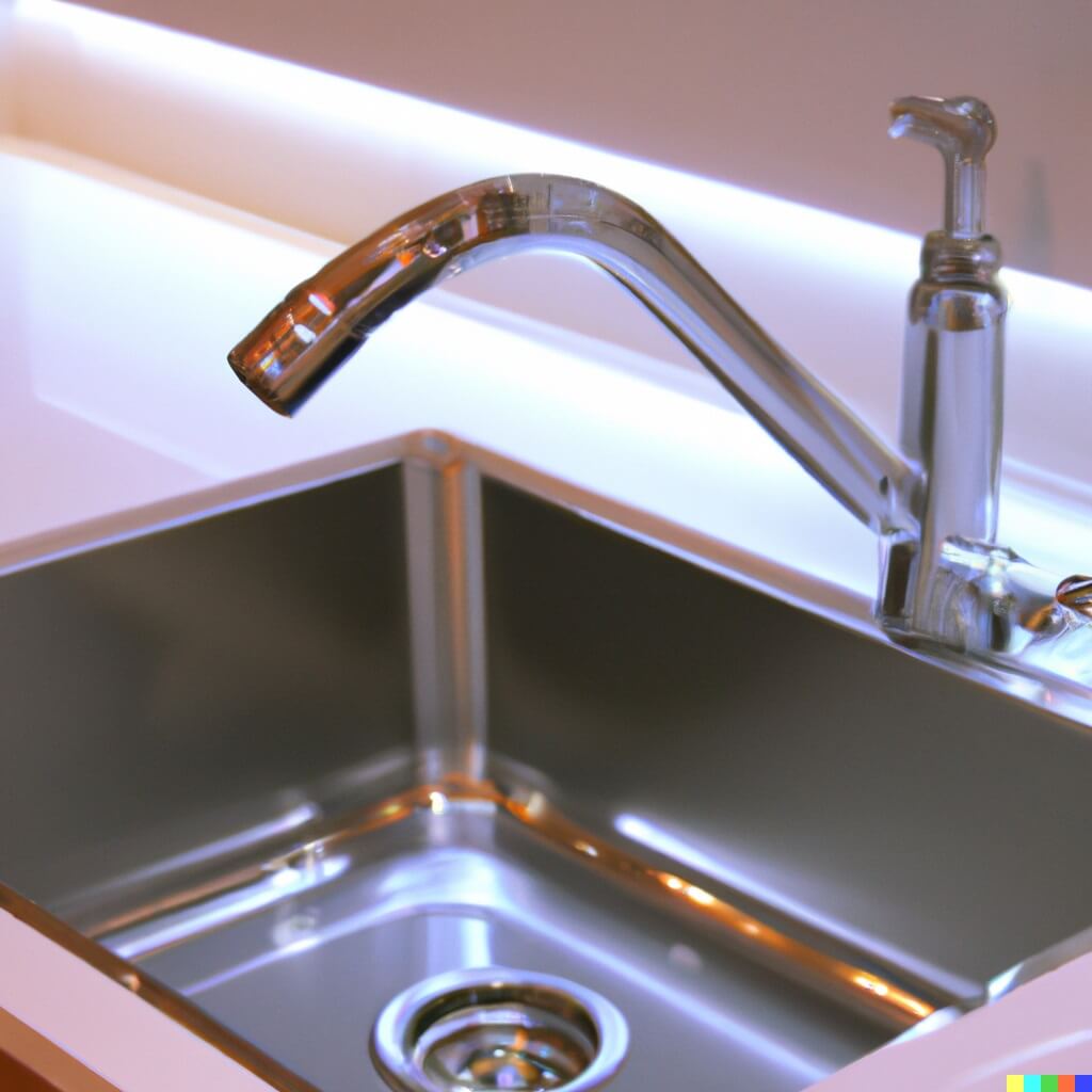 Drainboard kitchen faucet