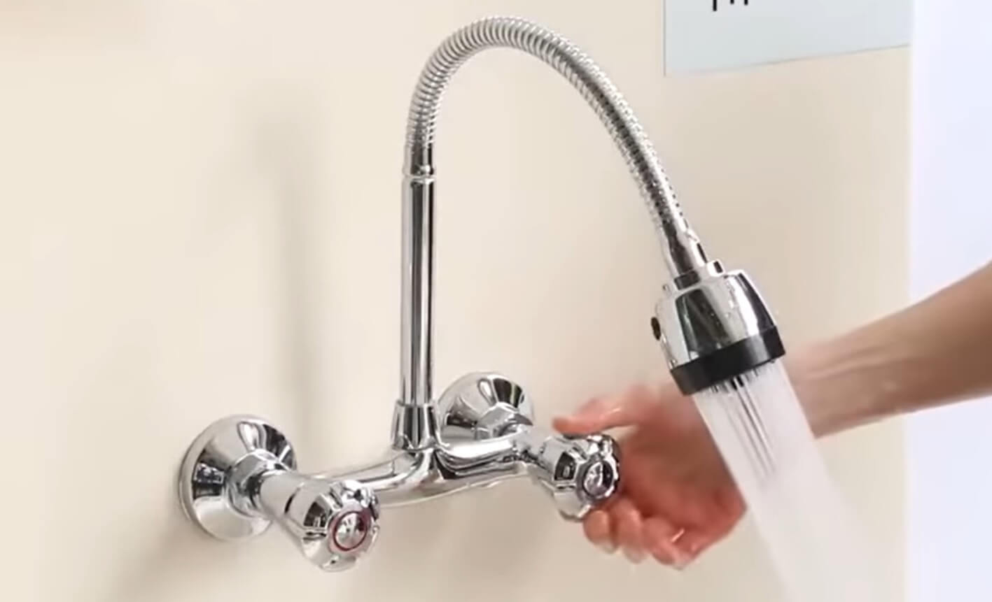 Wall-mounted kitchen Faucet