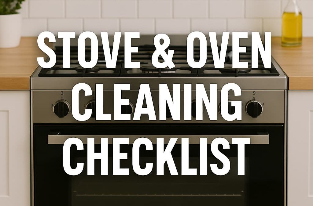 Stove & Oven Cleaning Checklist