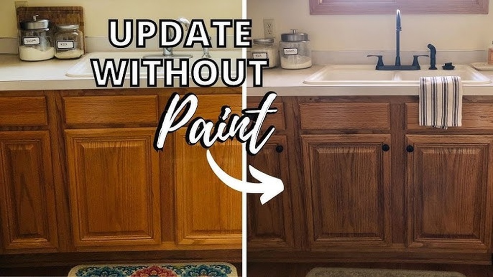 How to Restain Kitchen Cabinets
