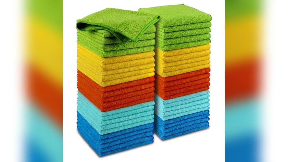 AIDEA 50PK Microfiber Cleaning Cloths Review: Premium & Absorbent