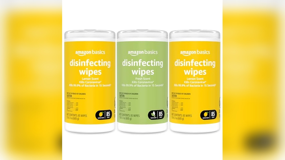 Amazon Basics Disinfecting Wipes Review: Effective Lemon Scent Clean