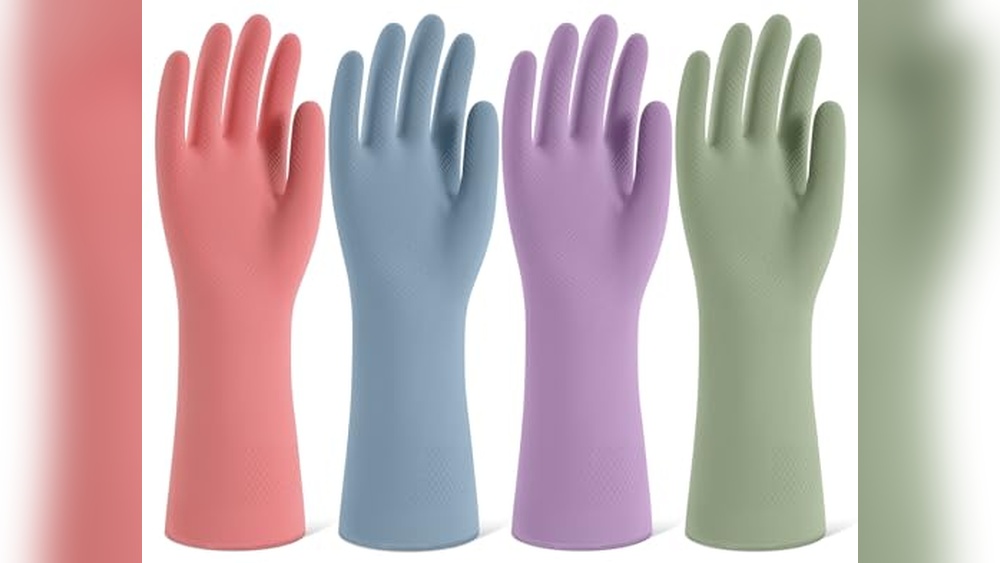 Top Rubber Cleaning Gloves for Dishwashing – 4 Pairs Review