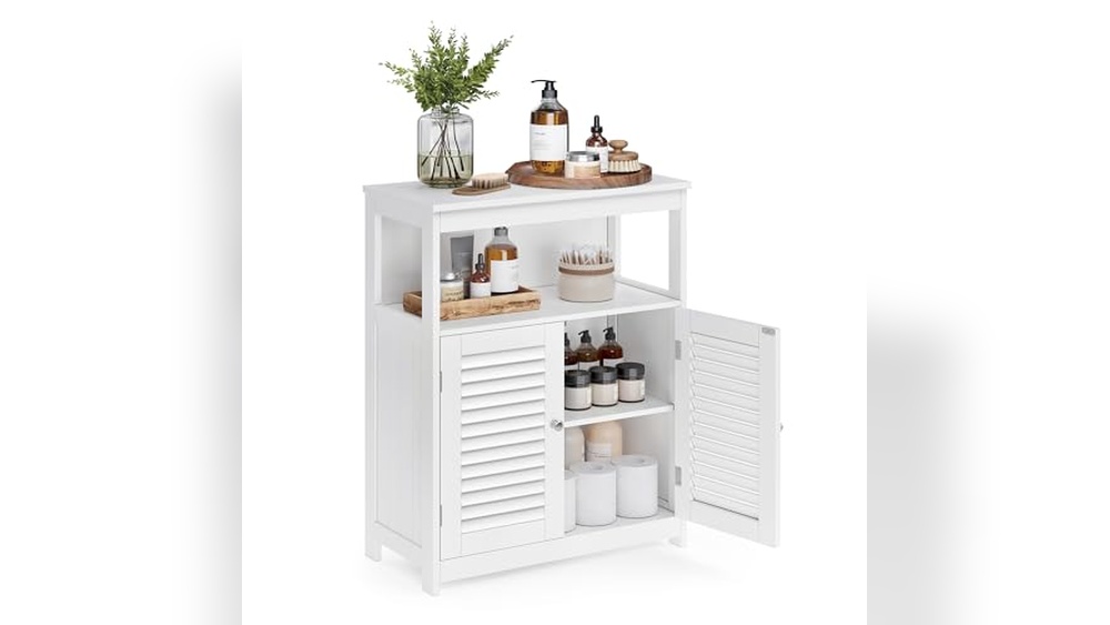 VASAGLE Bathroom Floor Cabinet Review: Stylish Storage Solution