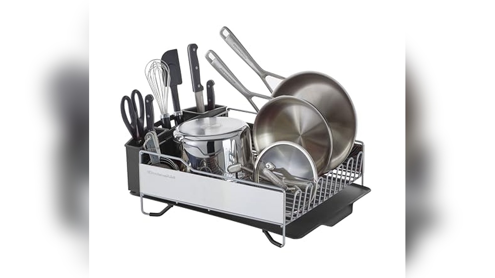 KitchenAid Large Capacity Dish Rack Review: Durable & Practical