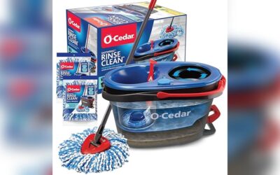 O-Cedar EasyWring Spin Mop Review with 2 Extra Refills