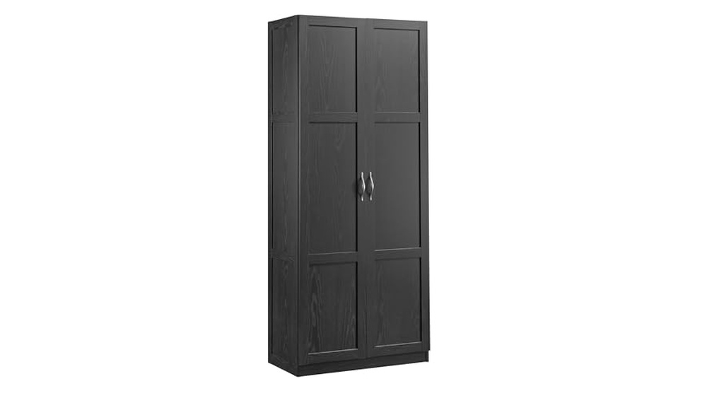 Sauder Tall Storage Cabinet Review: Black, 4 Adjustable Shelves Benefits